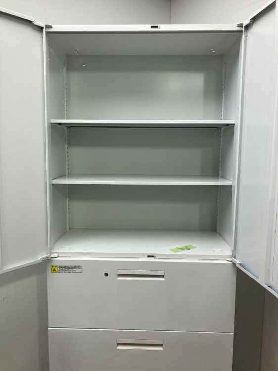 ウチダ（内田洋行）HS(ハイパーストレージ)シリーズ 3段ラテラル・両開き上下書庫 商品画像3
