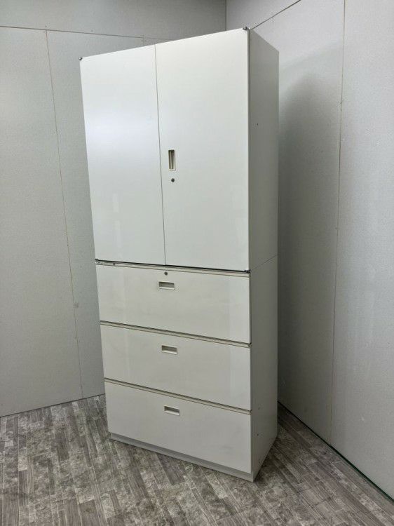 イトーキシンラインシリーズ 3段ラテラル・両開き上下書庫 商品画像2