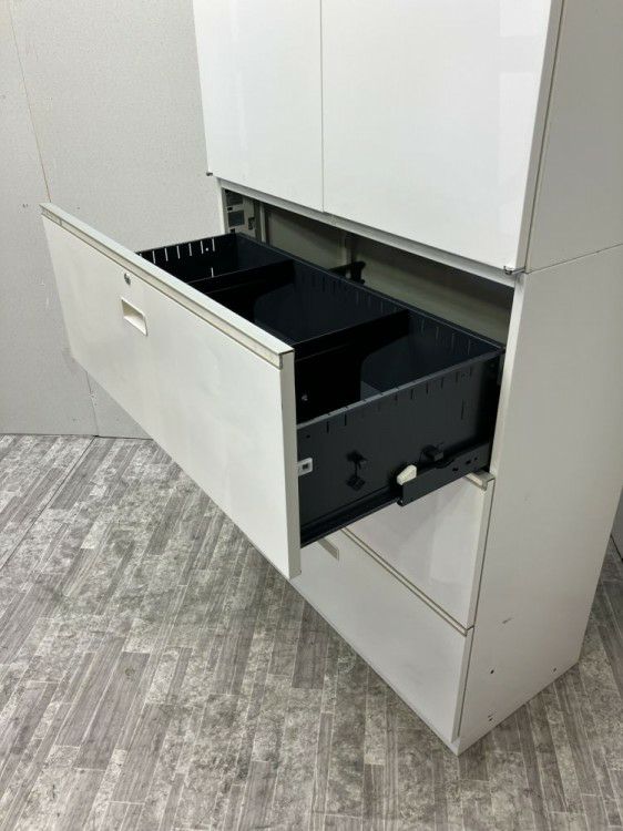 イトーキシンラインシリーズ 3段ラテラル・両開き上下書庫 商品画像6