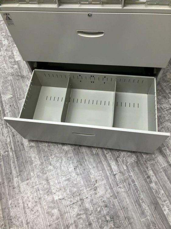 ナイキNWシリーズ 2段ラテラル・クリアケース上下書庫 商品画像5