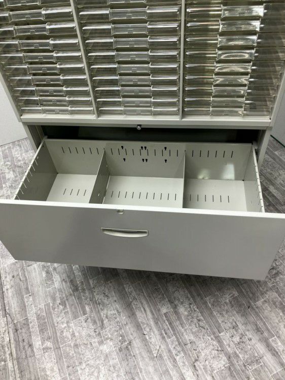 ナイキNWシリーズ 2段ラテラル・クリアケース上下書庫 商品画像6