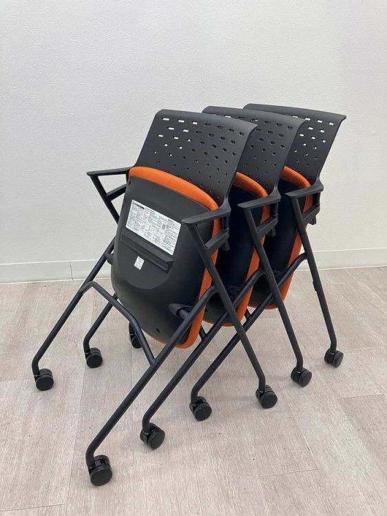 コクヨピエガチェア ネスティングチェア3脚セット 商品画像13