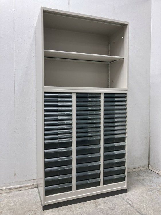 コクヨビジネスウォールNシリーズ オープンクリアケース上下書庫 商品画像1