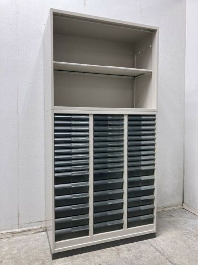 コクヨビジネスウォールNシリーズ オープンクリアケース上下書庫 商品画像1