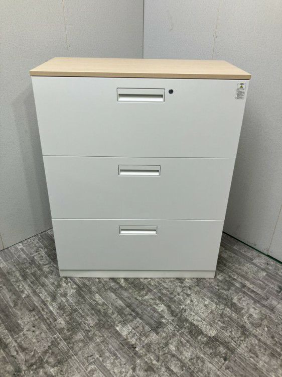 コクヨ天板付3段ラテラル書庫 商品画像1