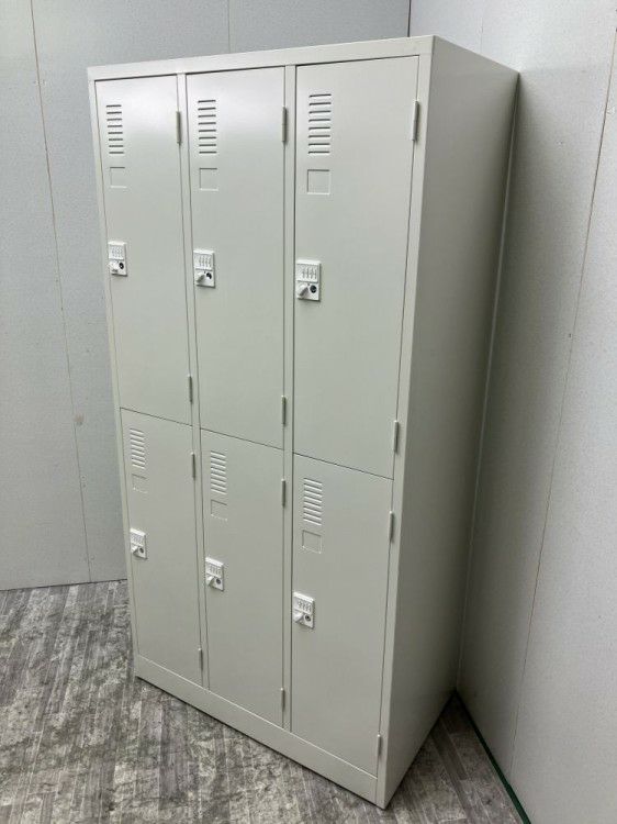 プラスダイヤル式6人用ロッカー 商品画像2