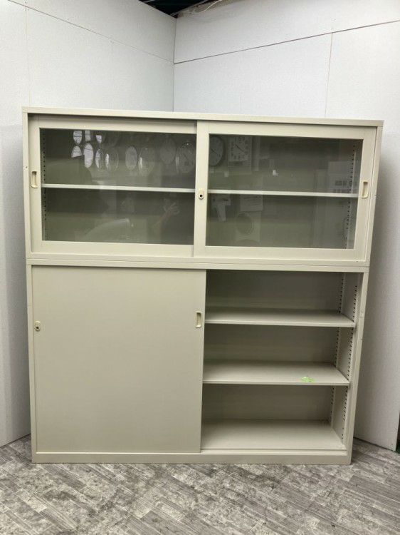 SEIKO FAMILY（生興） ガラス引違い・引違い上下書庫 商品画像5