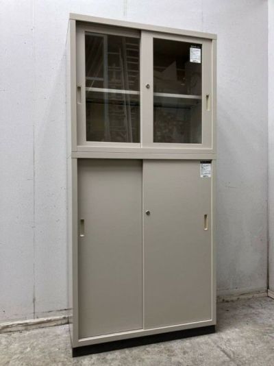 コクヨガラススライド上下書庫 商品画像1