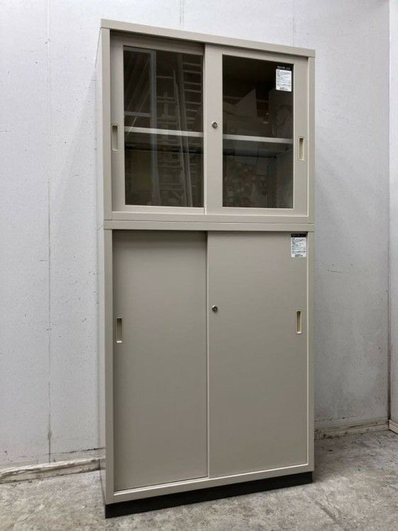 コクヨガラススライド上下書庫 商品画像1
