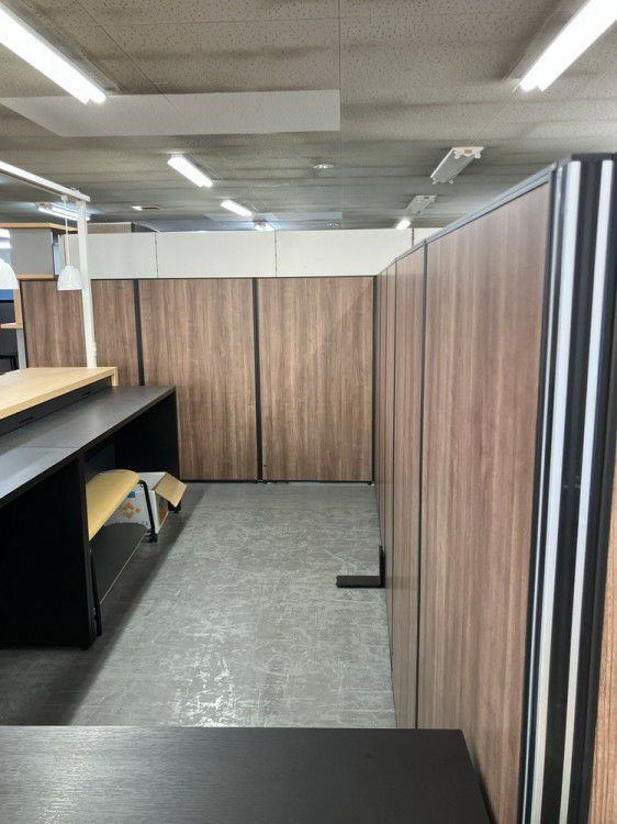 9連L型パーテーション 商品画像1