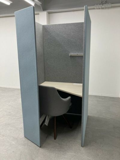 オカムラドレープシリーズ 1人用ワークブース 商品画像1