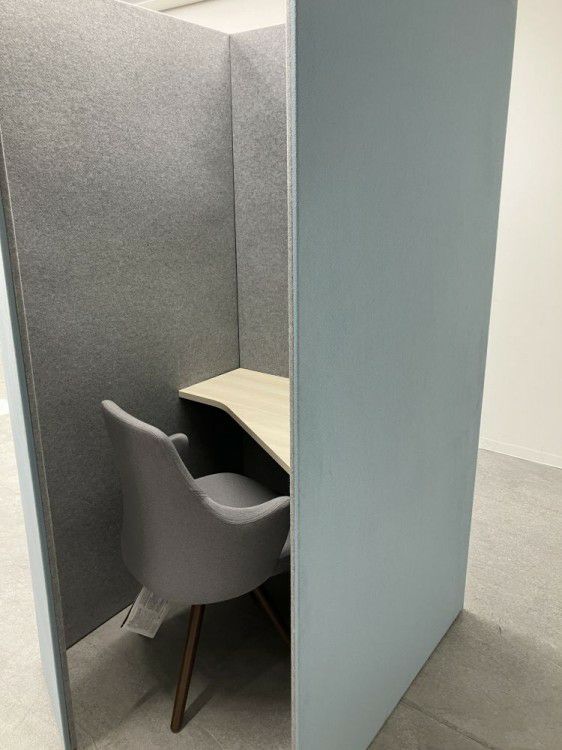 オカムラドレープシリーズ 1人用ワークブース 商品画像3