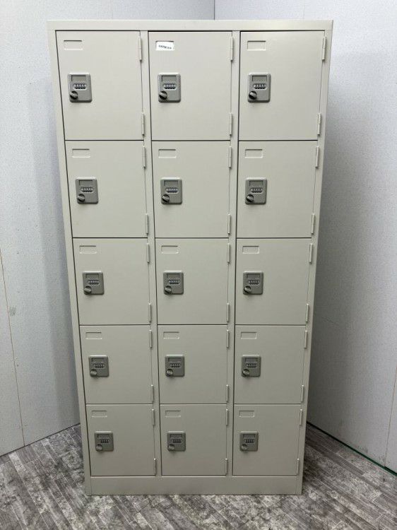 TRUSCO/トラスコダイヤル式15人用ロッカー 商品画像1