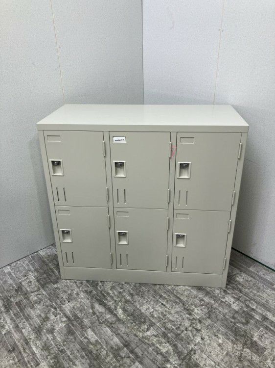 TRUSCO/トラスコ南京錠式6人用ロッカー 商品画像1