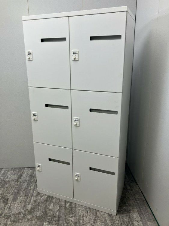 オカムラレクトラインシリーズ ダイヤル式6人用パーソナルロッカー 商品画像2