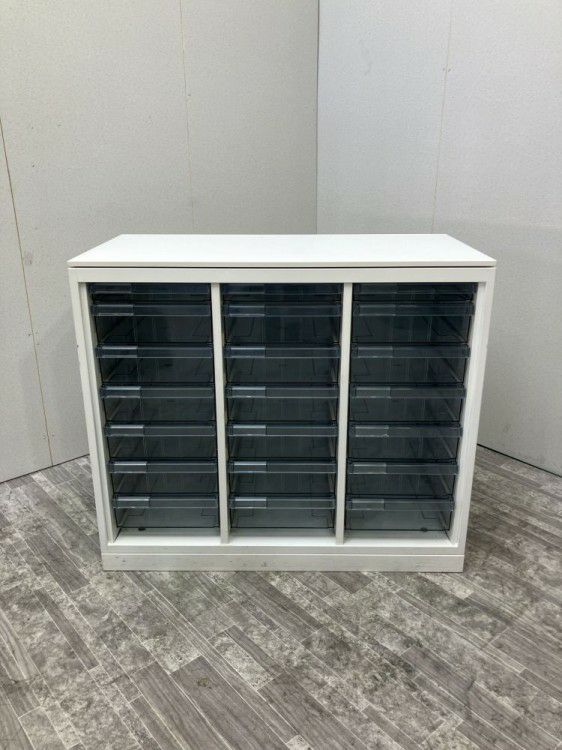 オカムラ天板付A4クリアケース書庫 商品画像1