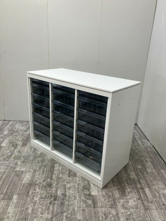 オカムラ天板付A4クリアケース書庫 商品画像2