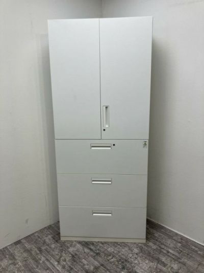 コクヨEDIA(エディア)シリーズ 3段ラテラル・両開き上下書庫 商品画像1