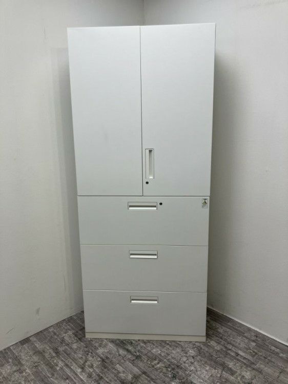 コクヨEDIA(エディア)シリーズ 3段ラテラル・両開き上下書庫 商品画像1