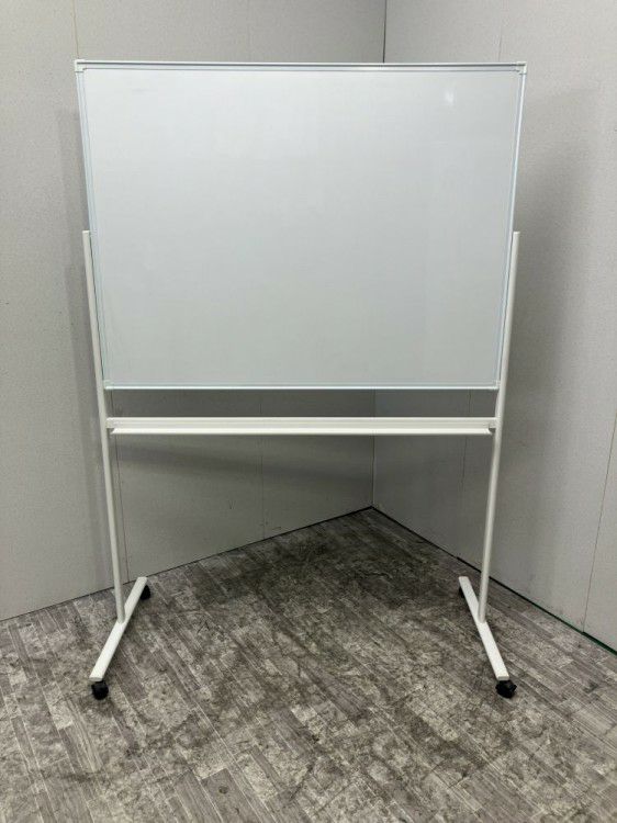 プラス脚付片面ホワイトボード 商品画像1