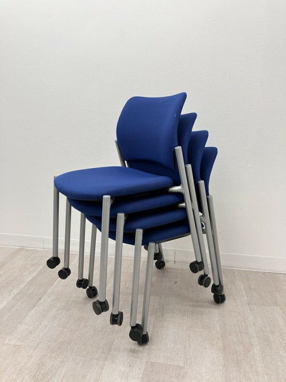 オカムラ8147シリーズ スタッキングチェア4脚セット 商品画像15