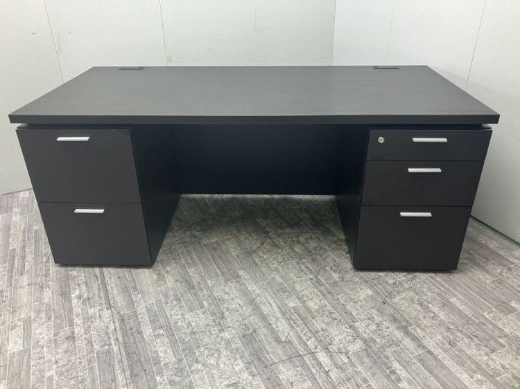 コクヨS370シリーズ 役員室用1800両袖デスク 商品画像1