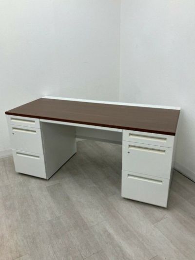 ウチダ（内田洋行）スカエナシリーズ 1600両袖デスク 商品画像1