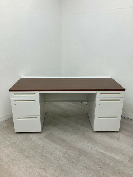 ウチダ（内田洋行）スカエナシリーズ 1600両袖デスク 商品画像2