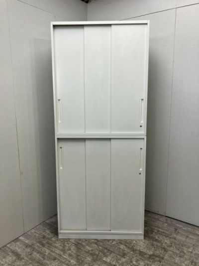 ウチダ（内田洋行）HS(ハイパーストレージ)シリーズ 3扉スライド上下書庫 商品画像1