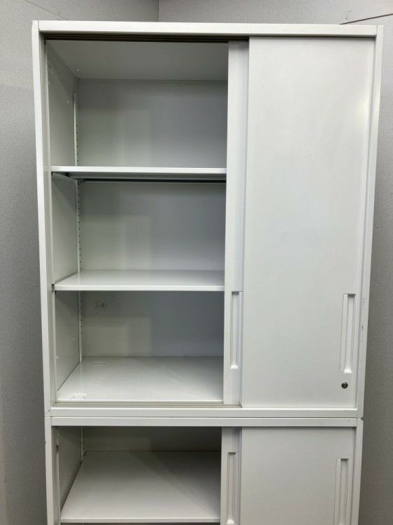 ウチダ（内田洋行）HS(ハイパーストレージ)シリーズ 3扉スライド上下書庫 商品画像5