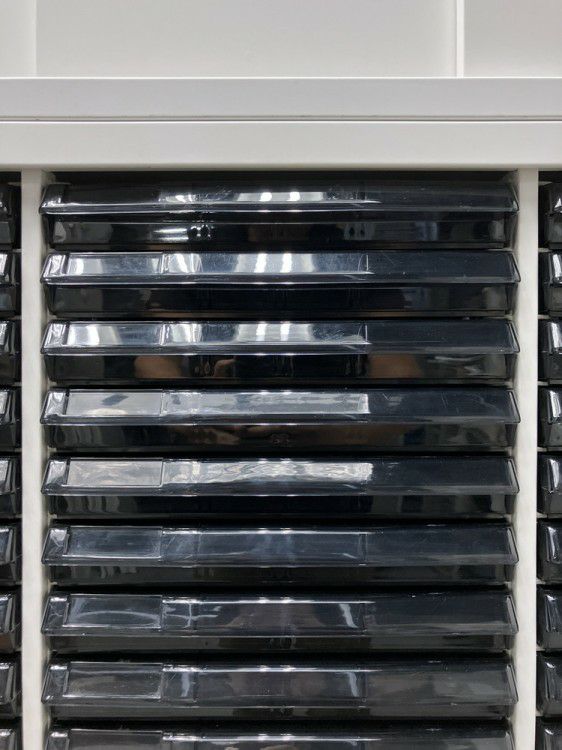 ウチダ（内田洋行）HS(ハイパーストレージ)シリーズ スライドクリアケース上下書庫 商品画像5