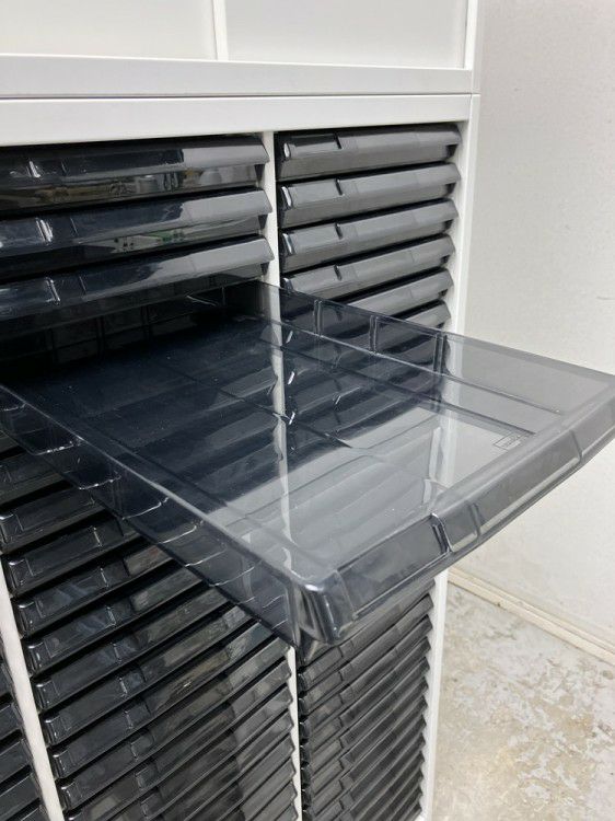 ウチダ（内田洋行）HS(ハイパーストレージ)シリーズ スライドクリアケース上下書庫 商品画像6