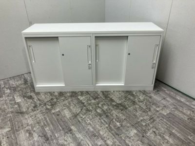 コクヨEDIA(エディア)シリーズ 天板付2連引違い書庫 商品画像1