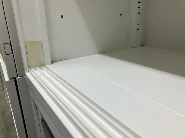 オカムラレクトラインシリーズ A4クリアケース・ガラス3扉スライド上下書庫 商品画像8