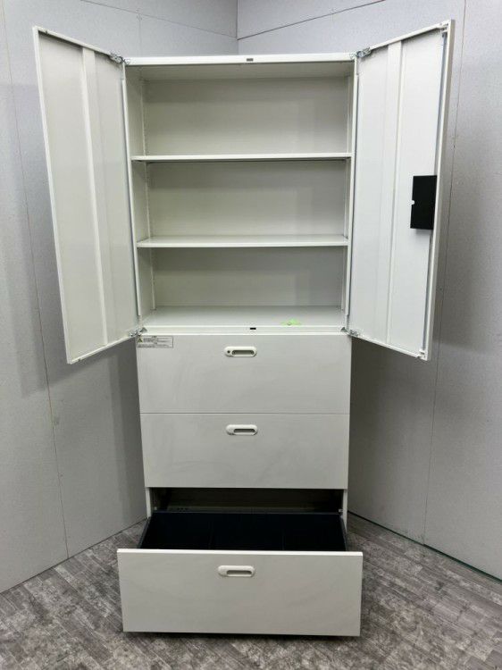 プラス3段ラテラル・両開き上下書庫 商品画像3