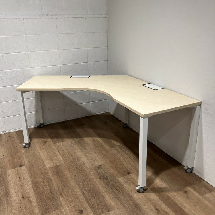 コクヨワークフィットシリーズ ブーメランデスク３台セット 商品画像5