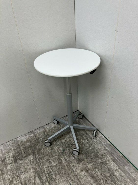 オカムラ手動昇降式600丸テーブル 商品画像7