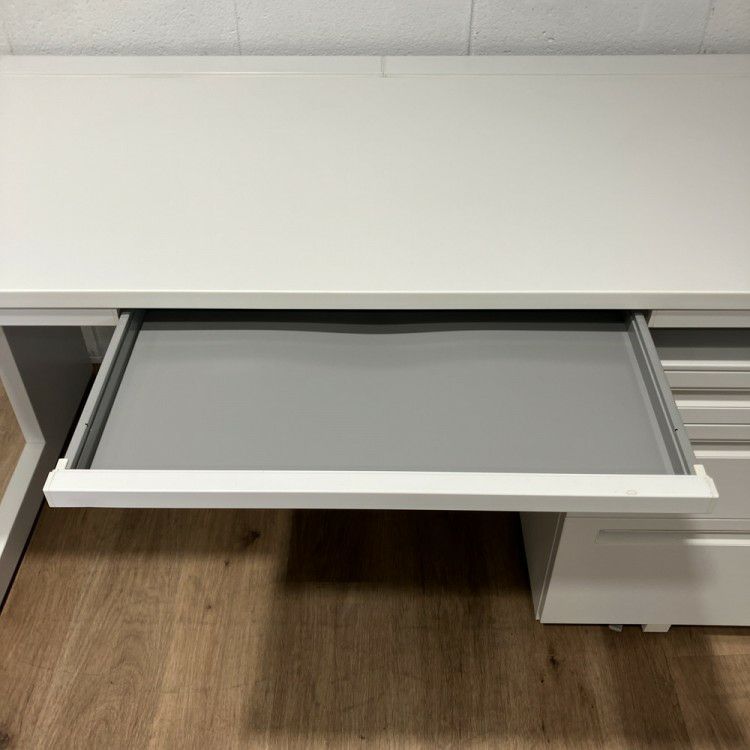 ウチダ（内田洋行）SCAENA(スカエナ)シリーズ　Kタイプ 1400平デスク+ワゴンセット 商品画像9