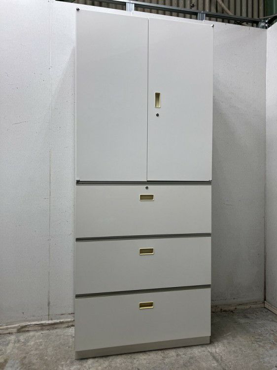 イトーキシンラインシリーズ 両開きラテラル上下書庫 商品画像1