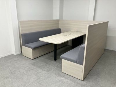 オカムラパネル付ミーティングブースセット 商品画像1