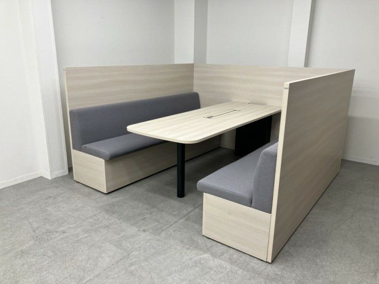 オカムラパネル付ミーティングブースセット 商品画像1