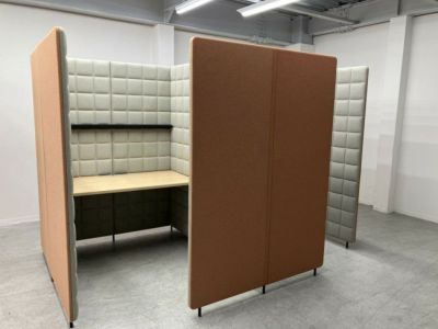 コクヨフォーレシリーズ 2連ワークブースセット 商品画像1