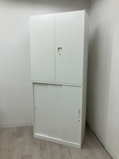 オカムラレクトラインシリーズ 両開きスライド上下書庫 商品画像1