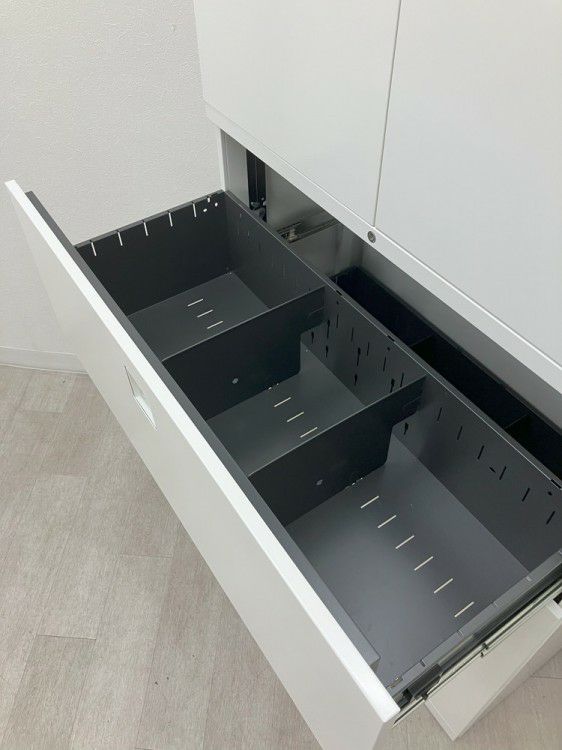 オカムラレクトラインシリーズ 両開きラテラル上下書庫 商品画像10