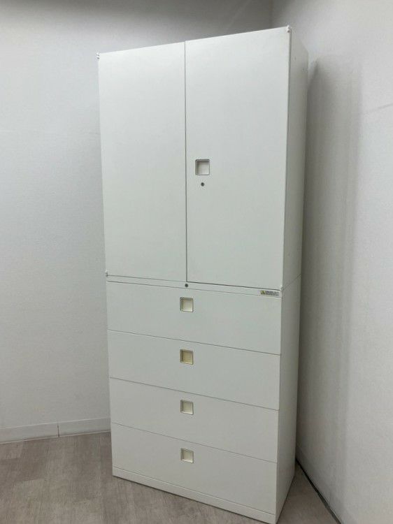 オカムラレクトラインシリーズ 両開きラテラル上下書庫 商品画像1