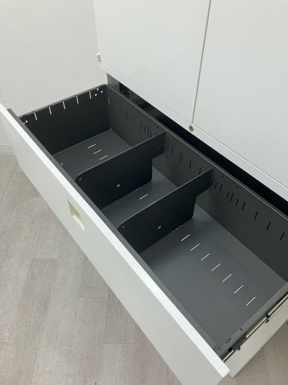 オカムラレクトラインシリーズ 両開きラテラル上下書庫 商品画像10