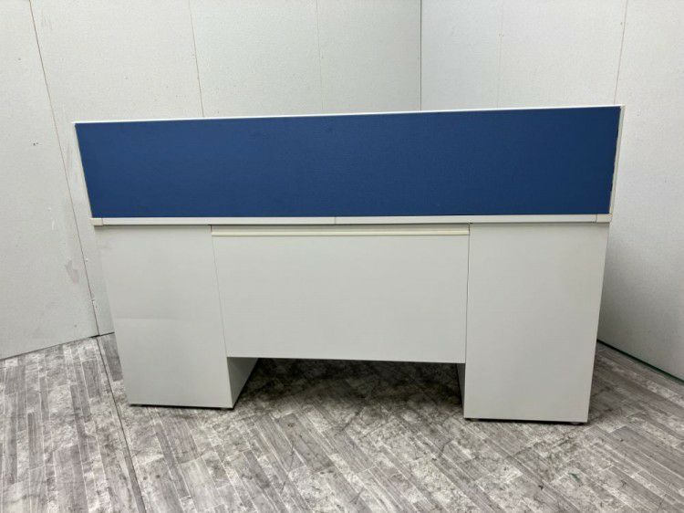 ウチダ（内田洋行）SCAENA(スカエナ)シリーズ　Kタイプ デスクパネル付1600両袖デスク 商品画像6