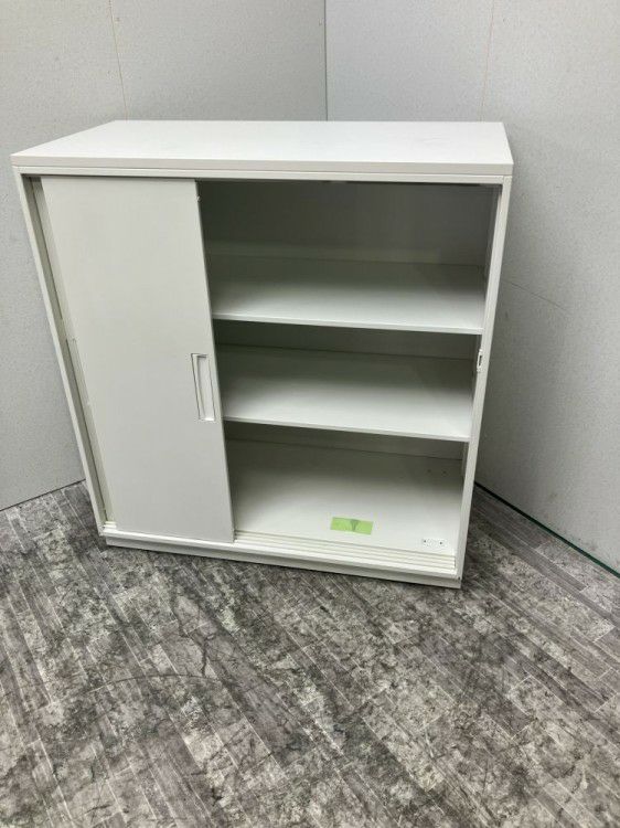 DSKデリカウォールVシリーズ 天板付3扉スライド書庫 商品画像3