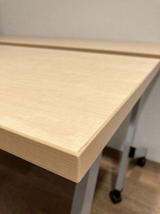 ウチダ（内田洋行）プラッテ（PLATTE）シリーズ 平行スタックテーブル2台セット 商品画像3