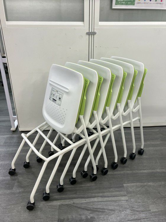 オカムラRuna(ルナ)シリーズ ネスティングチェア6脚セット 商品画像12